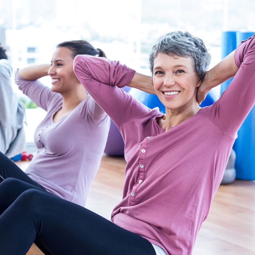 Frauen beim Sport
